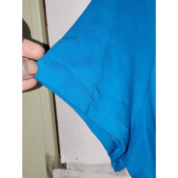 A Studio Works Women's Plus Sized Polo Shirt Blue Casual Activewear 2X - Picture 5 of 10